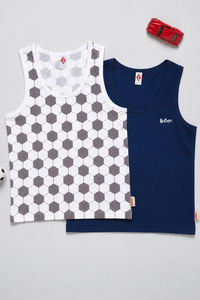 Lee Cooper Boys Vest (Pack of 2) - Multicolor — thumbnail 14